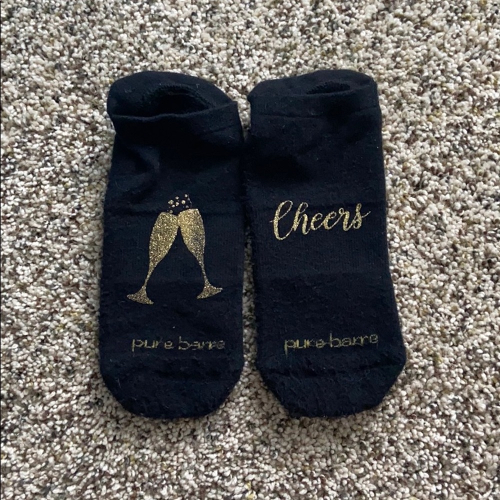 Pure Barre Cheers Sticky Socks